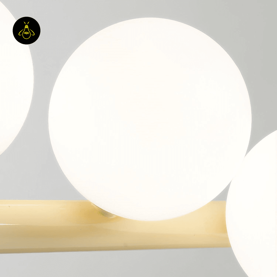 Jagmag Lights Wave Chandelier with Creamy Yellow Finish, 47.2″ Length, Adjustable Height, for Living Room or Dining Room - Jagmag Lights