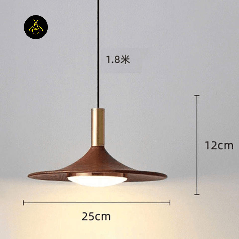 Jagmag Lights Wood Pendant Light | SMD LED Natural Wood Finish | Wood | See Pictures | Natural Wood | Kitchen Dining Room | Natural Modern Wood Design | Modern Wood Pendant Light Kitchen Wood Lamp Carins Pendant - Jagmag Lights