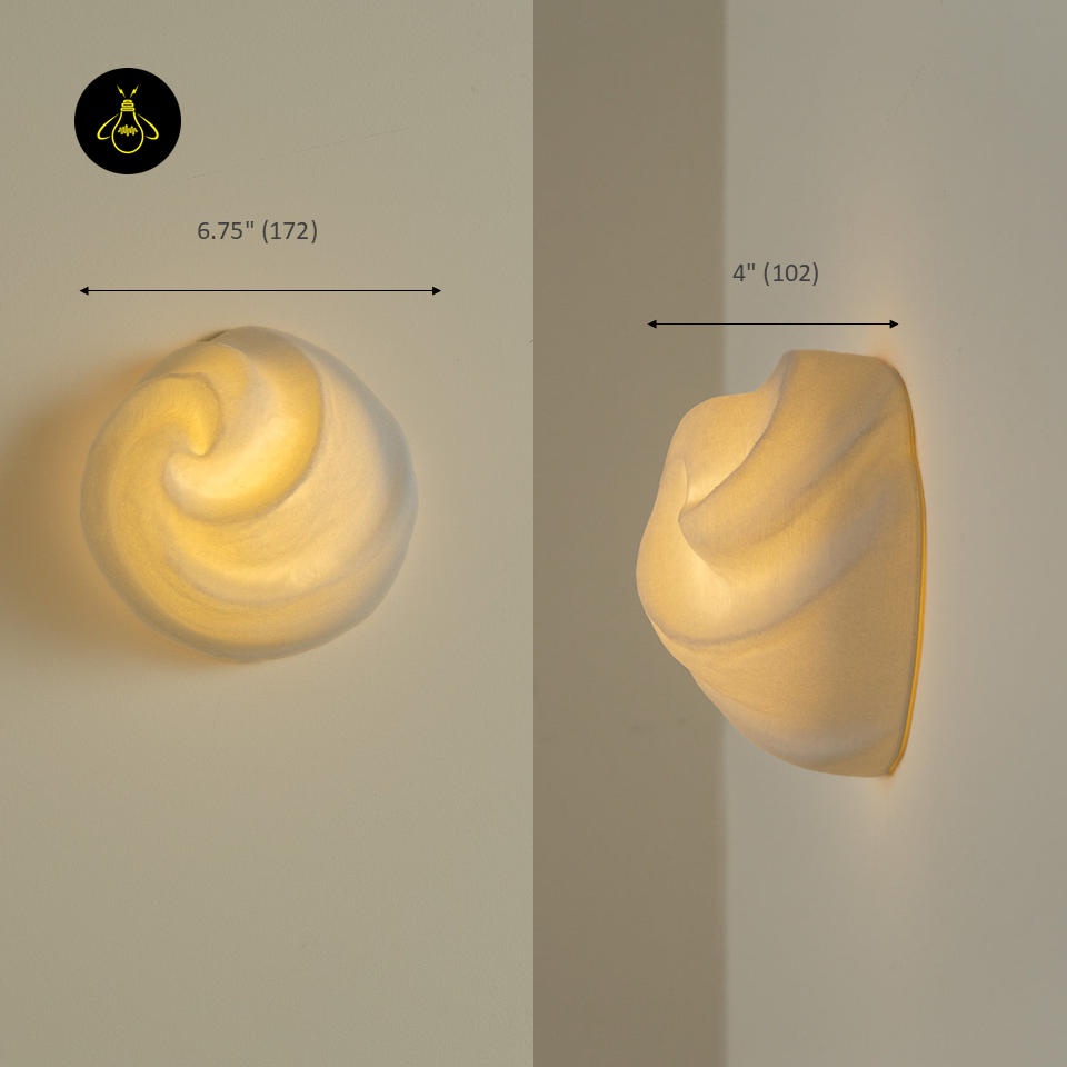 Jagmag Lights Chignon Modern Alabaster Wall Light – Sculptural Elegance – Handcrafted Minimalist Design