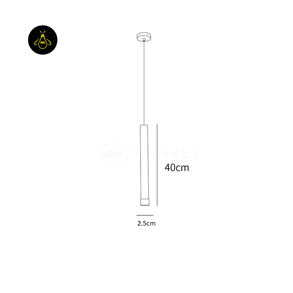 Jagmag Lights Modern Pendant Light | LED | Gold/White | 1/2/3 Heads | Living/Dining Room | Made in India - Jagmag Lights