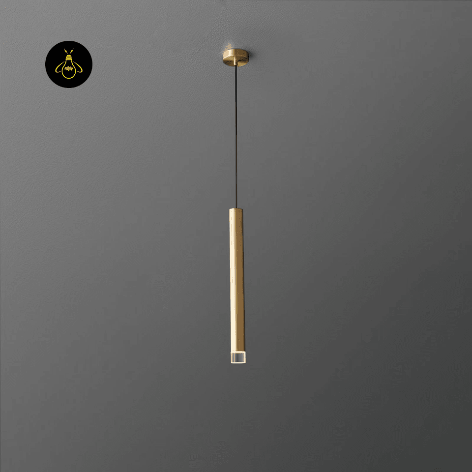 Jagmag Lights Modern Pendant Light | LED | Gold/White | 1/2/3 Heads | Living/Dining Room | Made in India - Jagmag Lights