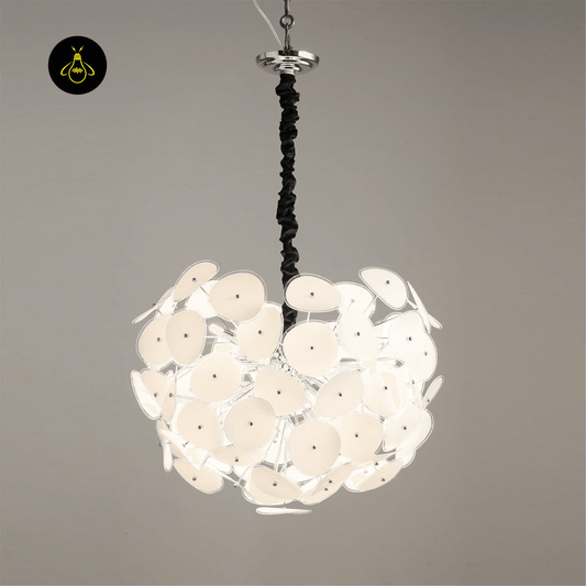 Jagmag Lights Stella Brass Chandelier with 8 Lights, 31.5-Inch Diameter, for Living Room or Dining Room - Fancy and Decorative lights - Brand name jagmag lights