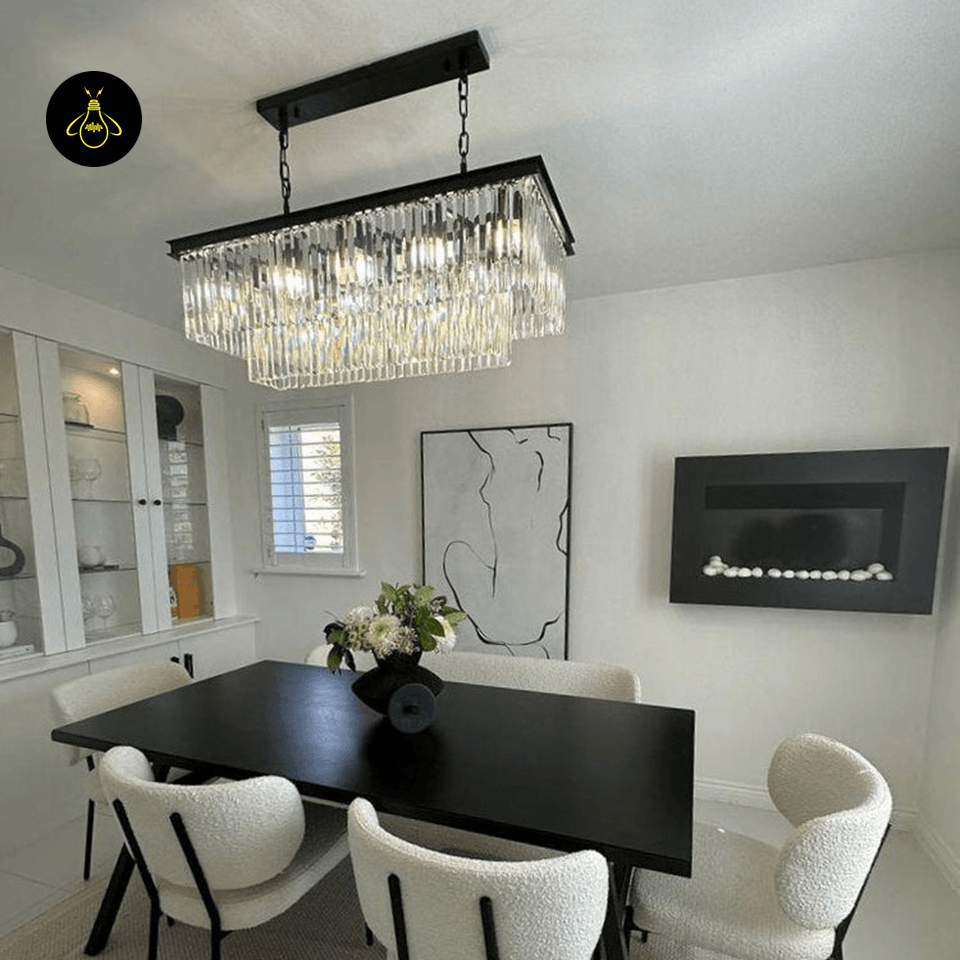 Jagmag Lights Eternal Shine Crystal Chandelier, Satin Gold Finish, for Living Room or Dining Room - Fancy and Decorative lights - Brand name jagmag lights