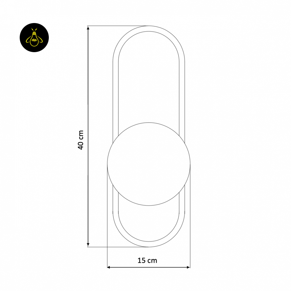 Vintage Ribbed Glass Wall Light – Oval Frame | Wall Light for Living & Bedroom | Jagmag Lights