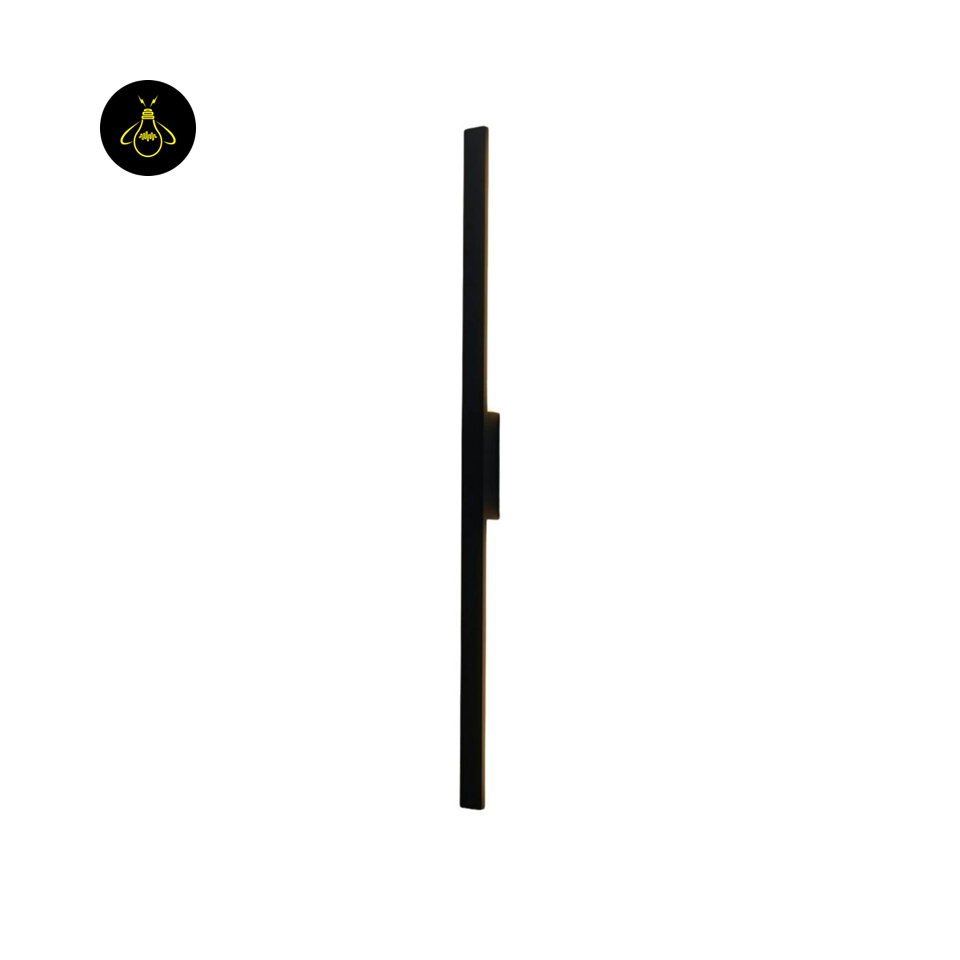 Ultra-Minimalist LED Wall Lamp – Black Slim Bar IP65 | LED Wall Light for Bathrooms & Corridors | Jagmag Lights