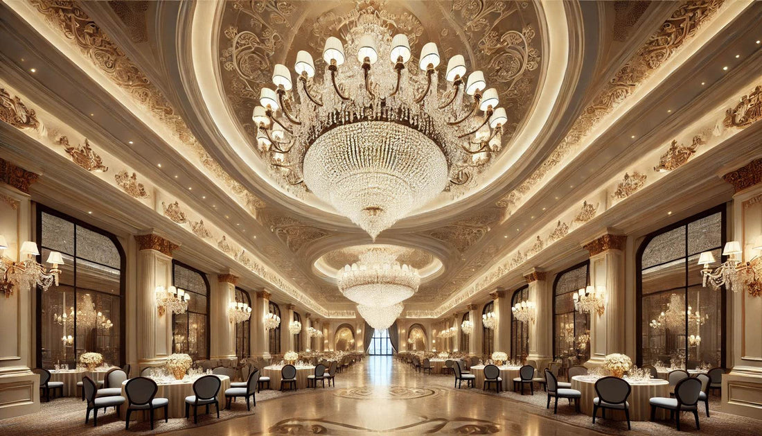 Learn About How to Choose the Perfect Chandelier for Your Banquet Hall or Hotel Lobby - Brand name Jagmag Lights