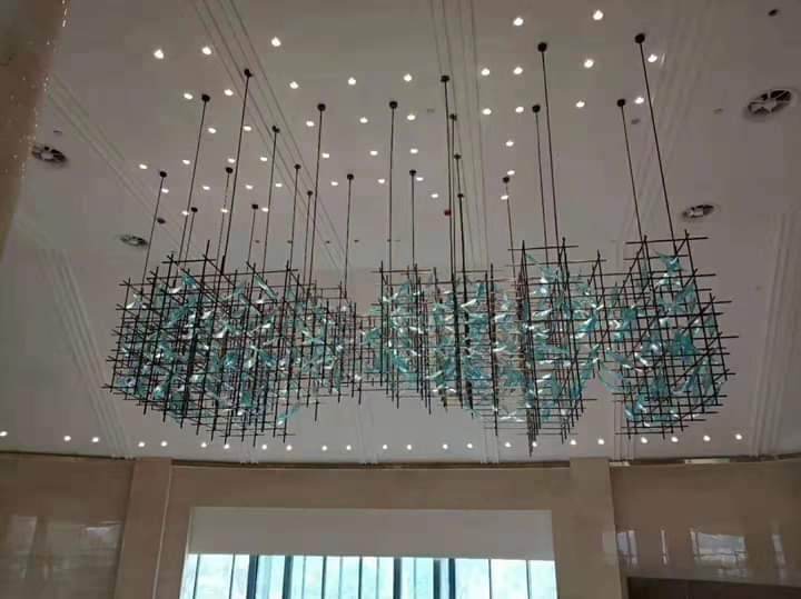 Learn About The Grand Aura Hotel [Jammu] - 6 Ceiling Lights and Chandeliers - Brand name Jagmag Lights