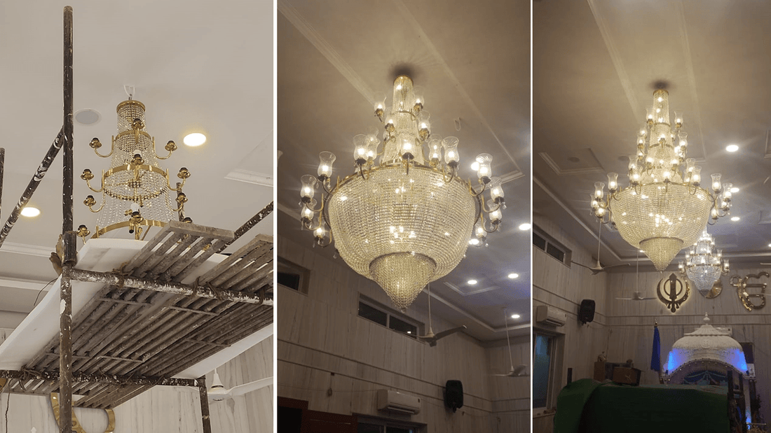 Learn About Gurudwara Shri Prabhu Prem Seva Devi Saheb - Maharaja Chandeliers - Brand name Jagmag Lights
