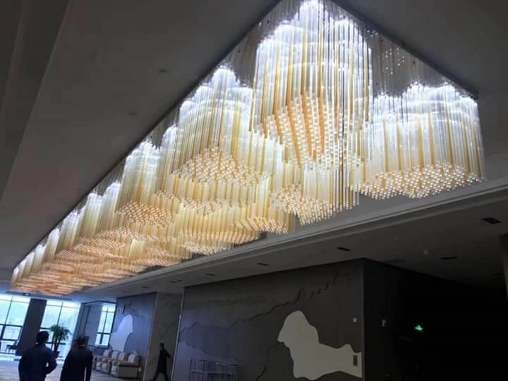 Bavdhan Palace Banquet [Pune] - 8 Banquet Hall Crystal Chandeliers - Jagmag Lights