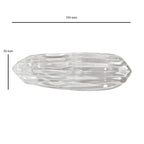 Borosilicate Glass Bamboo Leaf – Gold Finish 150mm | Lighting Component for Chandeliers | 100 pcs in per box