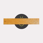 Borosilicate Glass Texture – Gold Finish 300mm | Lighting Component for Chandeliers | Per box 100 pcs