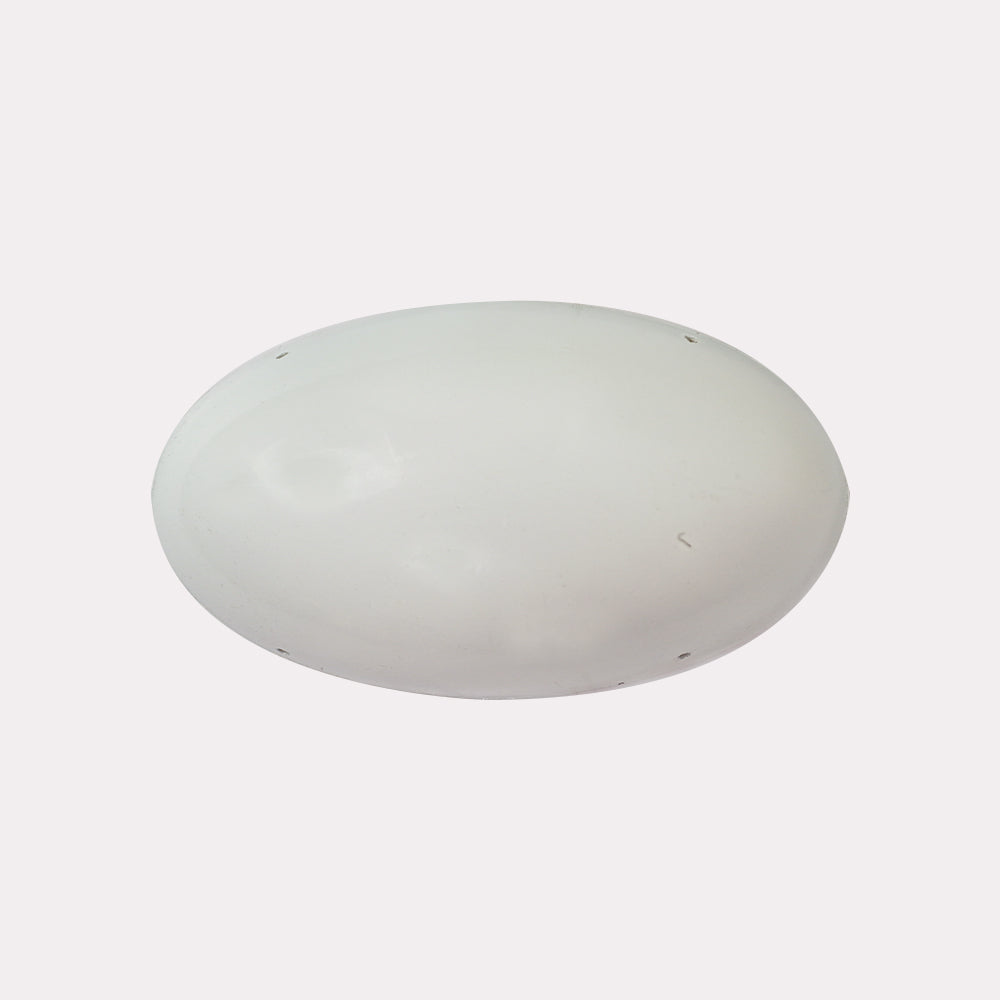 Borosilicate White Oval Glass Dome – 150 x 85 mm | Chandelier Part | 100 Pcs Per Box