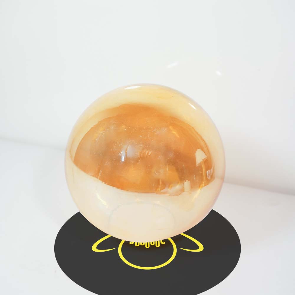 Gold Borosilicate Glass Shade – 150mm Mouth-Blown | Chandelier Component