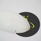 Borosilicate White Oval Glass Dome – 150 x 85 mm | Chandelier Part | 100 Pcs Per Box