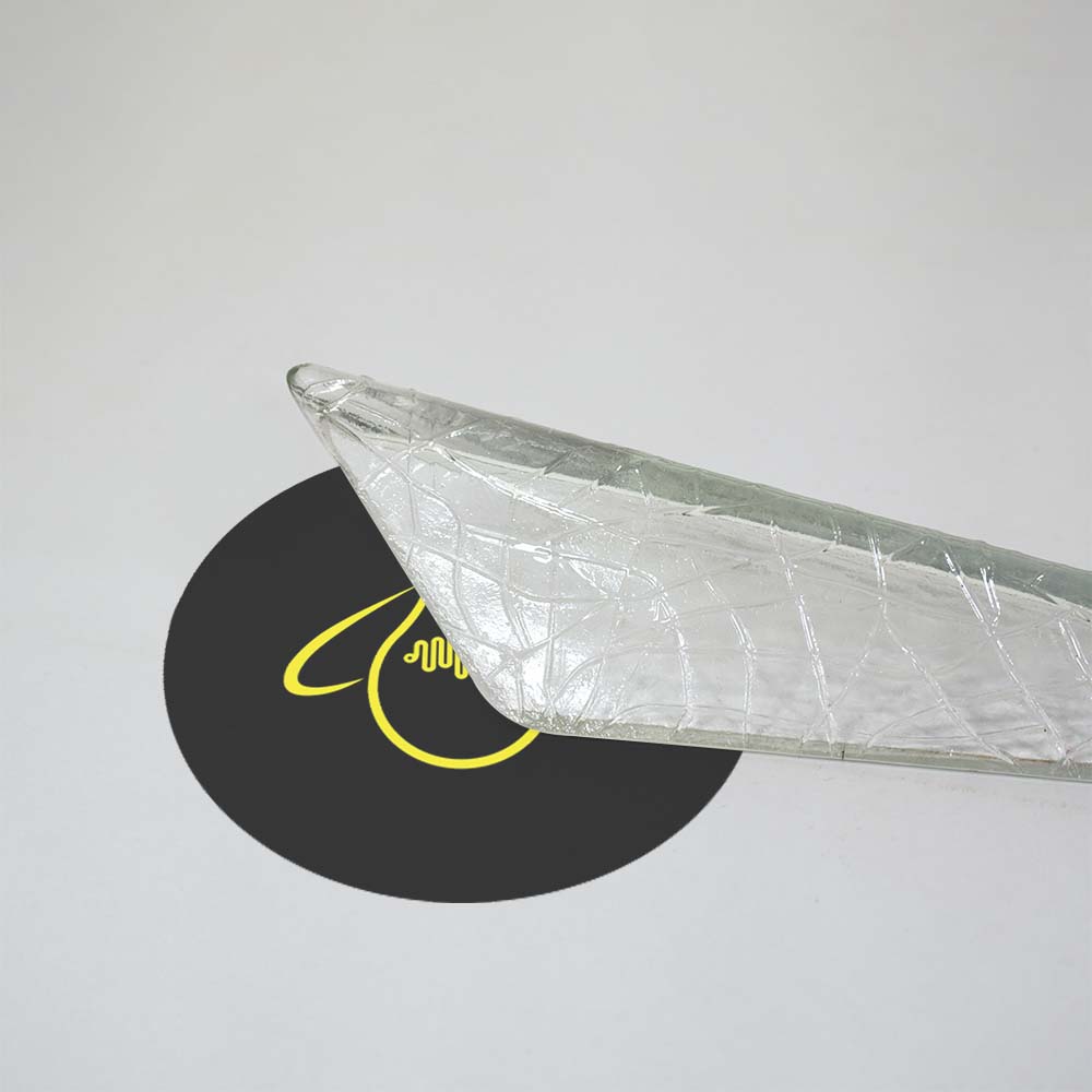 Clear Borosilicate Crystal Edge Glass Bar – 255mm | Chandelier Lighting Component | 100 Pcs In Per Box