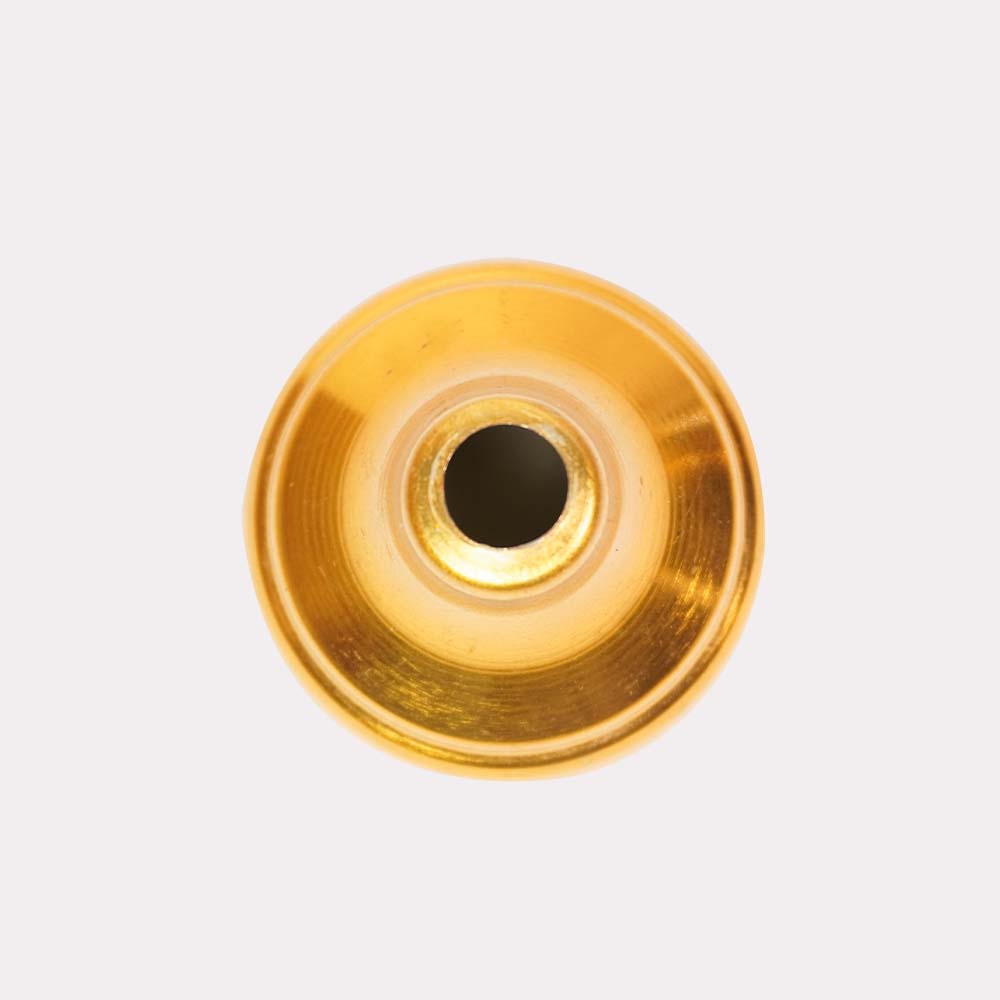 Stainless Steel Temple Cap – 45mm Gold Finish | Lighting Component for Chandeliers