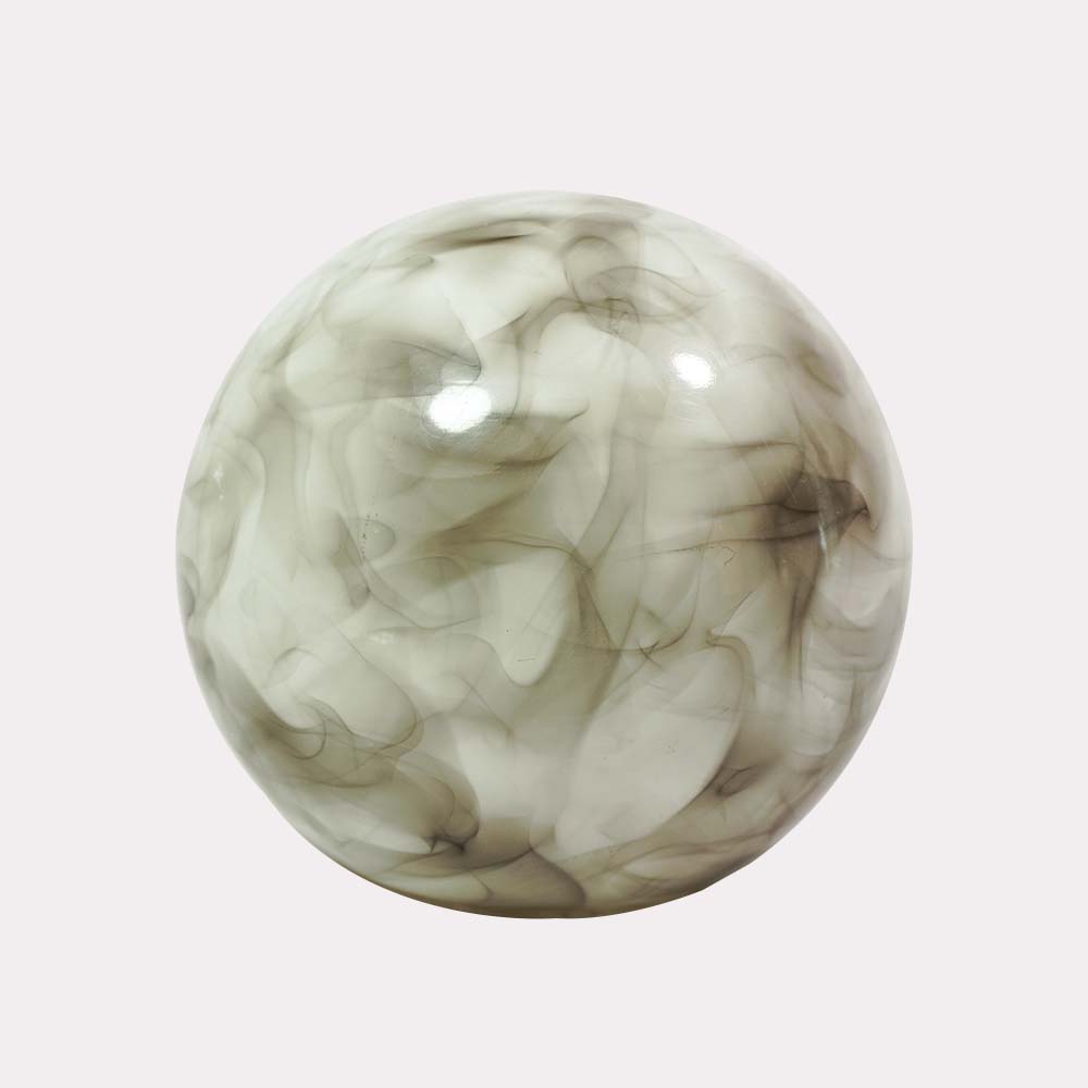 Smoke Borosilicate Glass Globe – 6 Inch Round | Lighting Component for Chandeliers