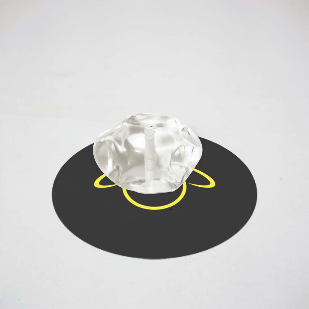 Clear Borosilicate Glass Stones – 50x30mm | Chandelier Part