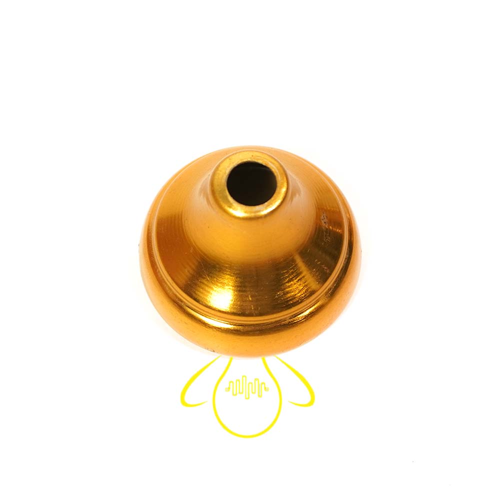 Stainless Steel Temple Cap – 45mm Gold Finish | Lighting Component for Chandeliers