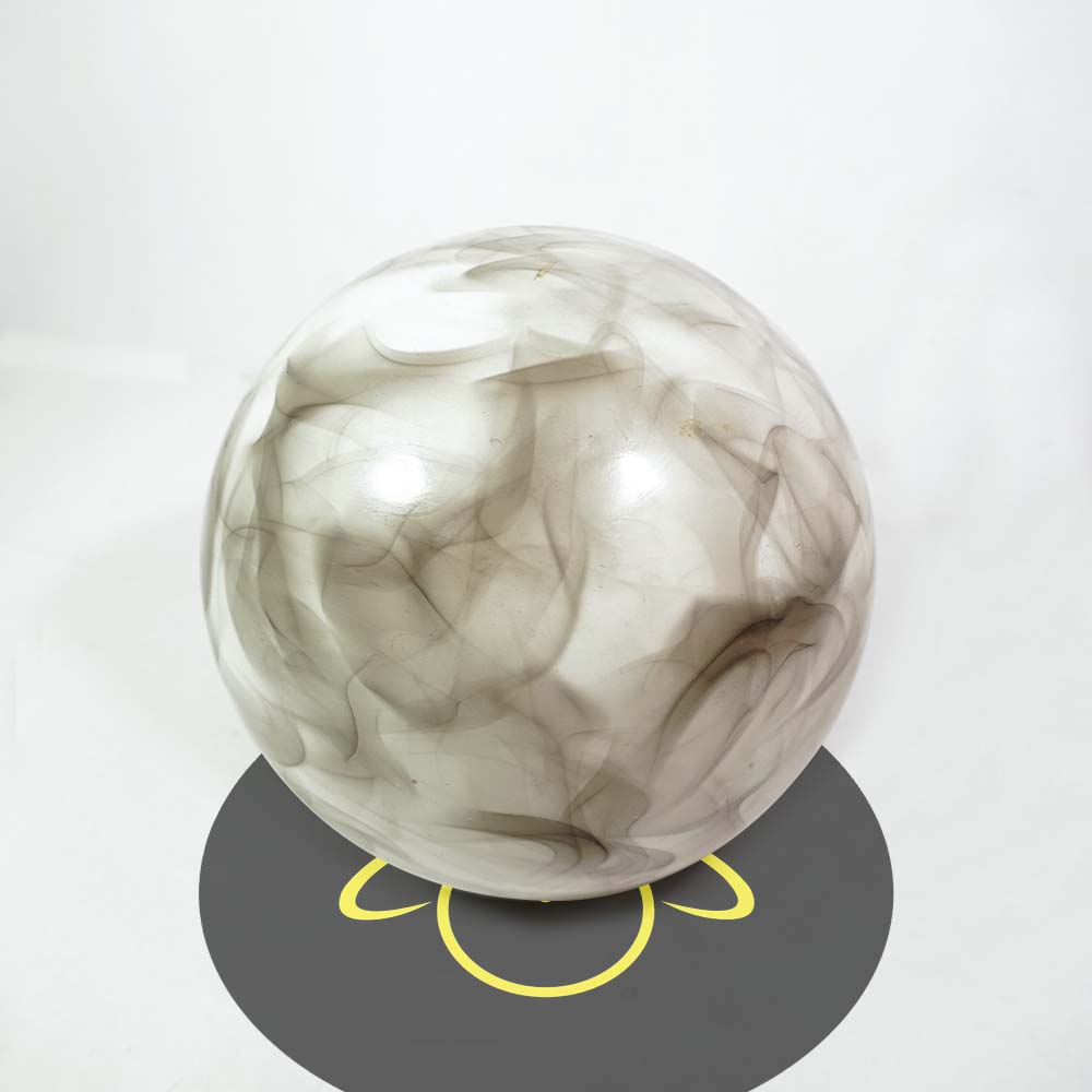 Smoke Borosilicate Glass Globe – 6 Inch Round | Lighting Component for Chandeliers