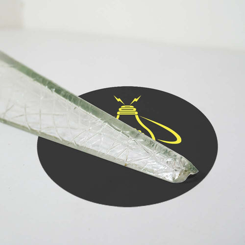 Clear Borosilicate Crystal Edge Glass Bar – 255mm | Chandelier Lighting Component | 100 Pcs In Per Box