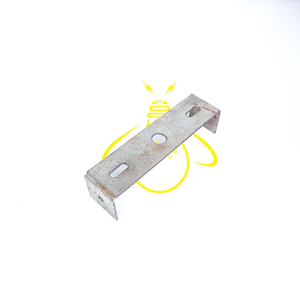 Black Stainless Steel Mounting Bracket – 4 Inch | Lighting Component for Chandeliers