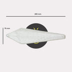 Clear Borosilicate Crystal Edge Glass Bar – 255mm | Chandelier Lighting Component | 100 Pcs In Per Box