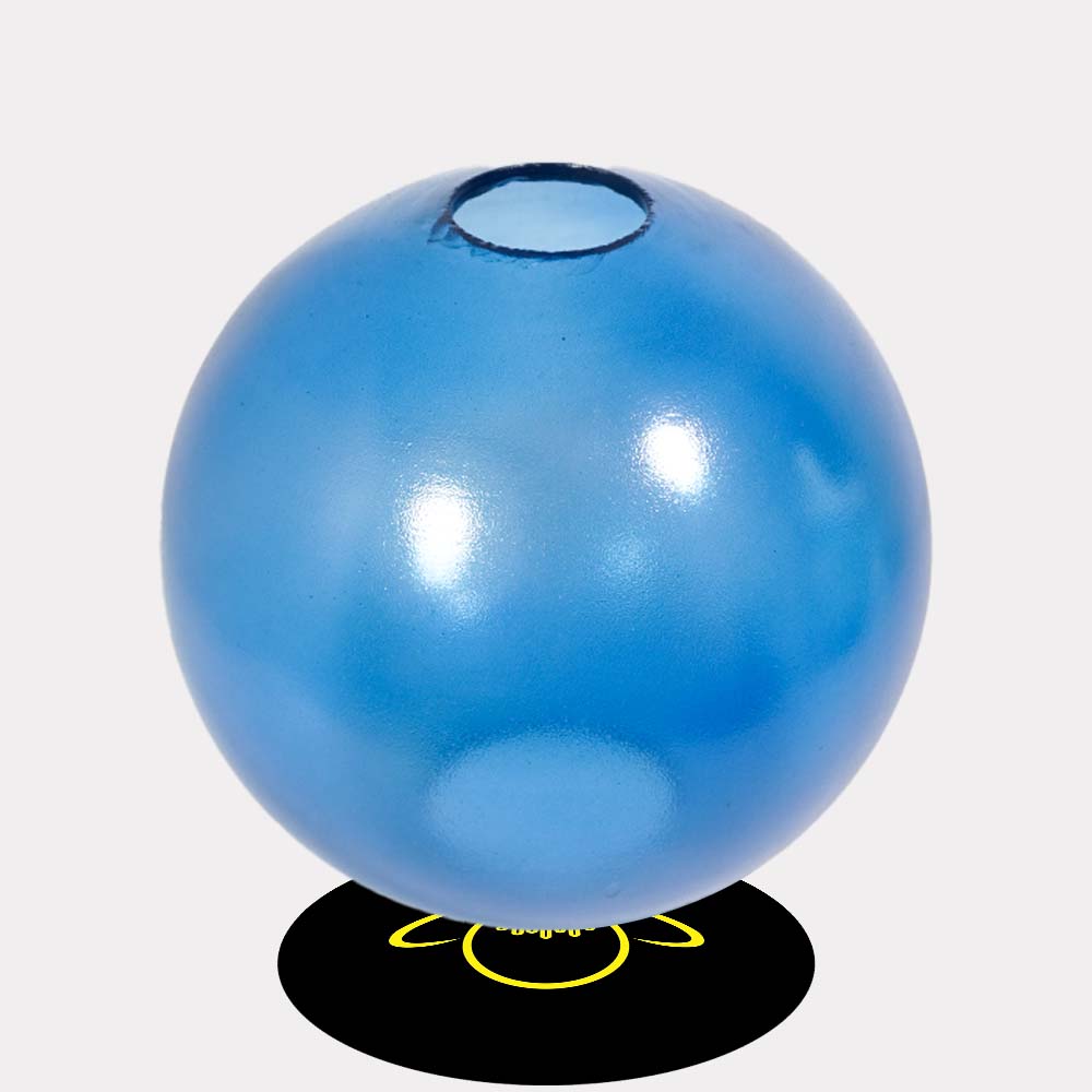 Borosilicate Glass Ball – Orange 7.5 Inch | Lighting Component for Chandeliers