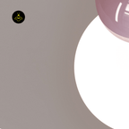 Jagmag Lights Acrylic Ball Pendant Light | Modern 3-Sphere Design | G9 | Brown/Beige | Made in India - Fancy and Decorative lights - Brand name jagmag lights