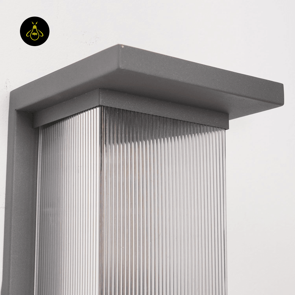 Jagmag Oleron Outdoor Wall Sconce, IP65 Waterproof, Modern Minimalist Design, for Patio, Garden, or Porch - Fancy and Decorative lights - Brand name jagmag lights