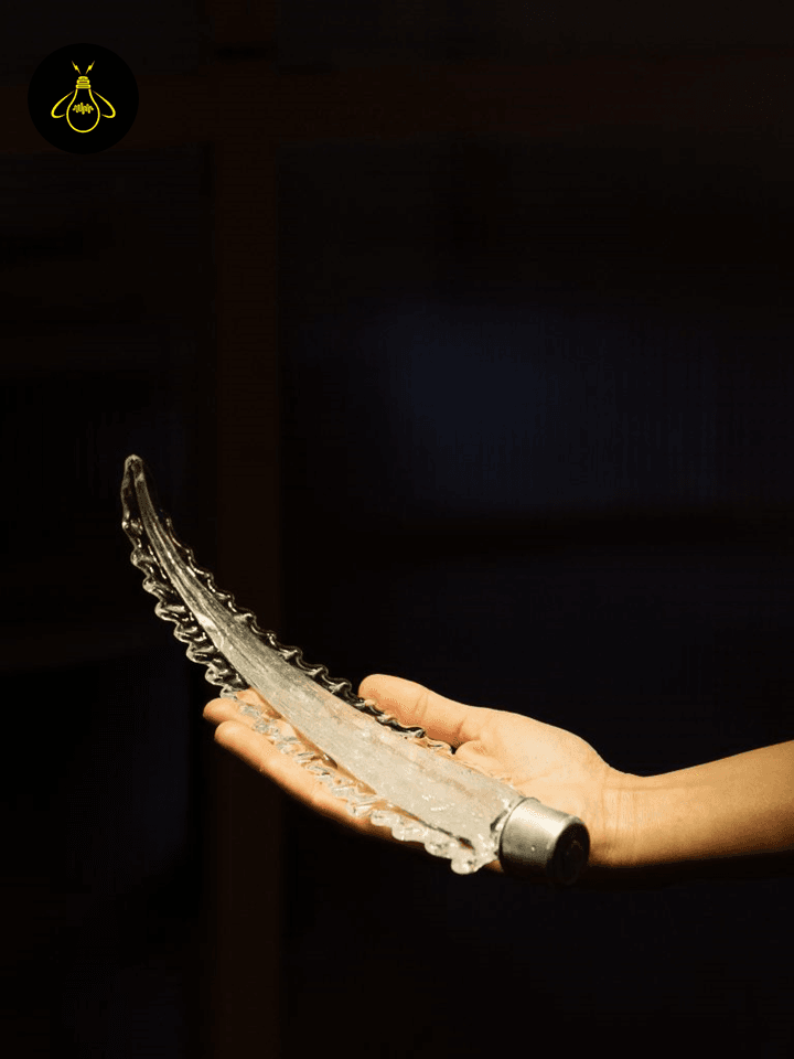 Jagmag Chandelier Light - Talar Collection, Handcrafted Murano Glass with Aluminum, 118x8x9 Inches, Dimmable LED for Luxurious Ambiance - Fancy and Decorative lights - Brand name jagmag lights