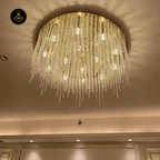 Jagmag Lights Westminster Crystal Chandelier II, 2 Feet Height, Crystal & Stainless Steel, for Dining Room or Kitchen - Fancy and Decorative lights - Brand name jagmag lights