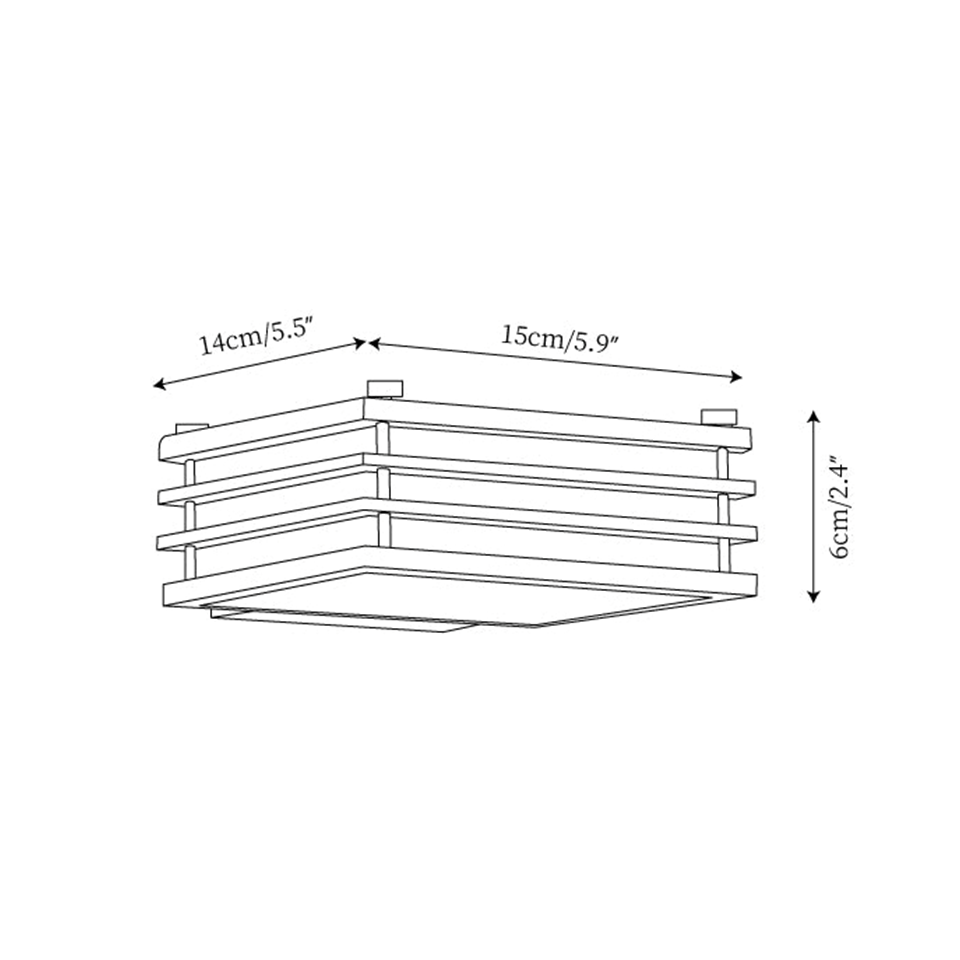 Jagmag Toast Modern Wall Sconce with Integrated LED, Multiple Finishes - 5.9" Wide