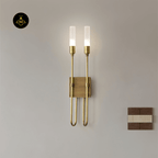 Jagmag Lights Double Arrow Wall Sconce with Paired Light Sources, 56cm Height, for Modern Elegance - Fancy and Decorative lights - Brand name jagmag lights