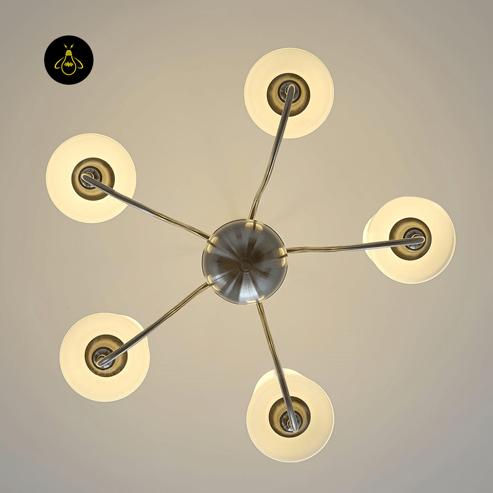 Jagmag Lights Rustic Shabby Chandelier with Vintage Elements, 23.6-Inch, for Elegant Spaces - Fancy and Decorative lights - Brand name jagmag lights