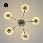 Jagmag Lights Rustic Shabby Chandelier with Vintage Elements, 23.6-Inch, for Elegant Spaces - Fancy and Decorative lights - Brand name jagmag lights