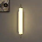 Jagmag Lights Modern LED Wall Light with Acrylic Lampshade, 19.7″ Length, for Bedroom and Indoor Spaces - Fancy and Decorative lights - Brand name jagmag lights