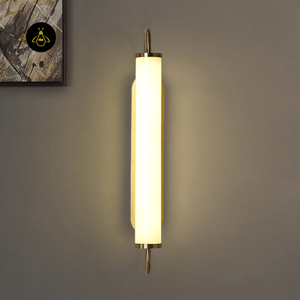 Jagmag Lights Modern LED Wall Light with Acrylic Lampshade, 19.7″ Length, for Bedroom and Indoor Spaces - Fancy and Decorative lights - Brand name jagmag lights