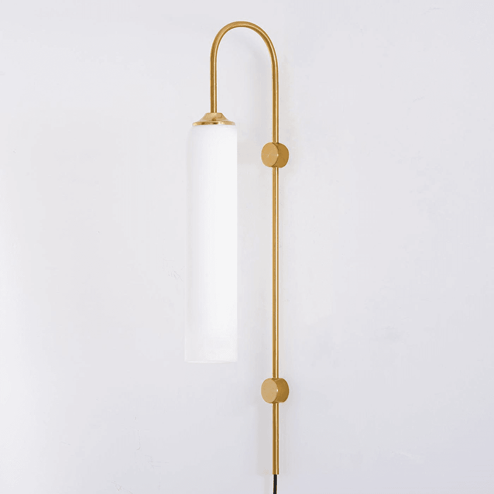 Luke Glass Wall Sconce - Set of 2, Modern Cylindrical Design, Multiple Finishes, for Elegant Interiors - Fancy and Decorative lights - Brand name jagmag lights