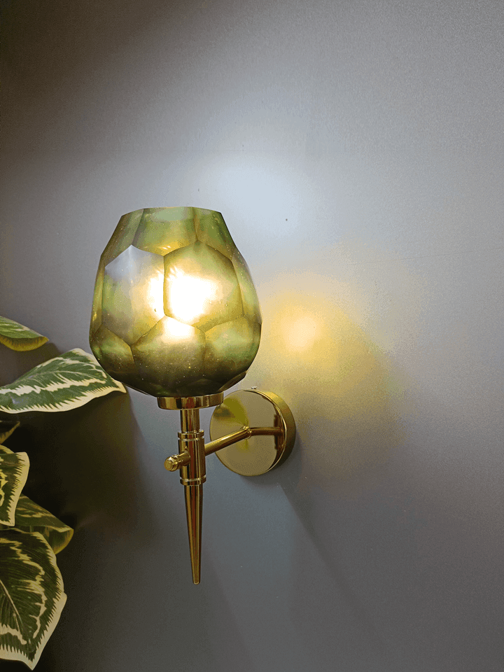 Hexa Glass Wall Light - Fancy and Decorative lights - Brand name jagmag lights