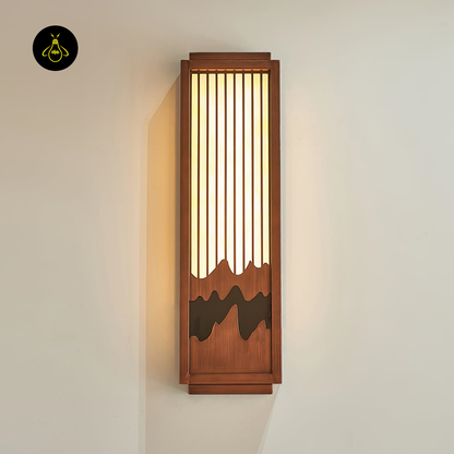 Modern Outdoor Wall Light with Weather-Resistant Design, 75cm Height, for Gardens, Lawns, and Pathways