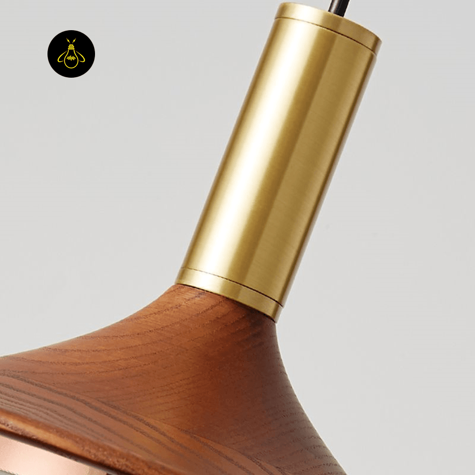 Jagmag Lights Wood Pendant Light | SMD LED Natural Wood Finish | Wood | See Pictures | Natural Wood | Kitchen Dining Room | Natural Modern Wood Design | Modern Wood Pendant Light Kitchen Wood Lamp Carins Pendant - Fancy and Decorative lights - Brand name jagmag lights