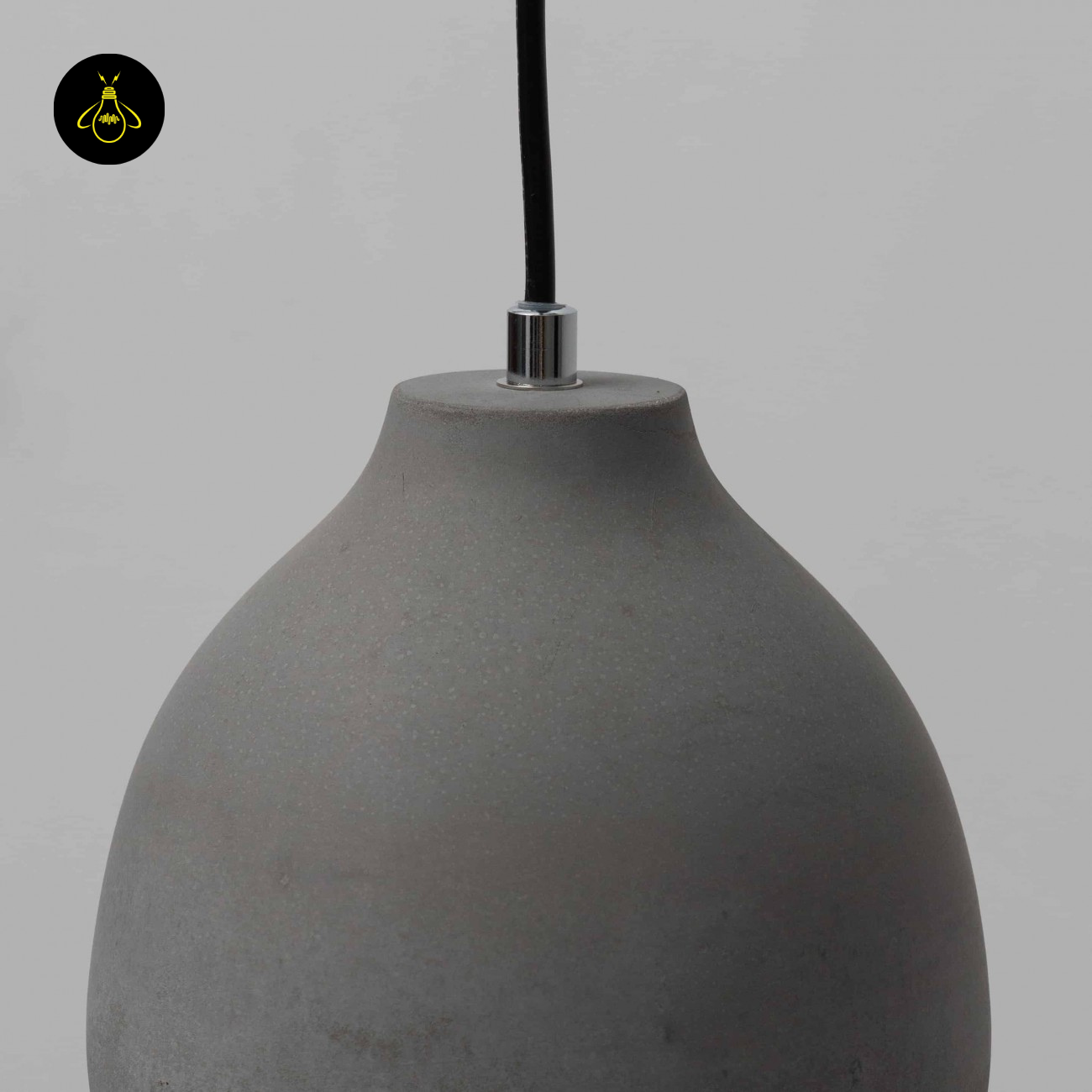 Concrete Pendant Light – Grey Industrial Dome | Exo Pendant for Loft & Dining | Jagmag Lights