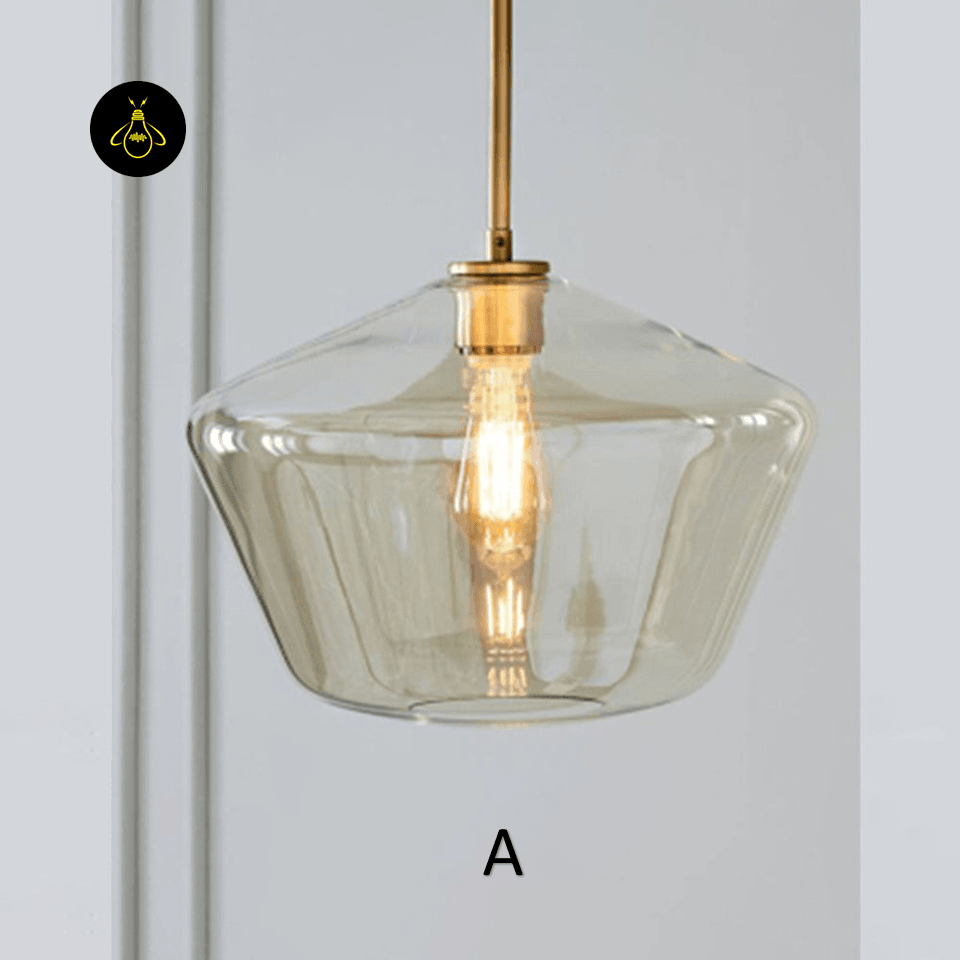 Jagmag Lights Pendant Lamp | Adjustable Cord, E27 LED | Modern Glass Pendant Light - Fancy and Decorative lights - Brand name jagmag lights