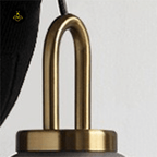 Jagmag Lights Glass Pendant Light | Clear Matte Glass Warm White LED | Metal Glass | See Pictures | Clear Matte Glass | Living Room Bedroom Dining Room | Modern Elegant Glass Design | Clear Glass Pendant Light Matte Glass Lamp Hailie E27 Pendant - Fancy and Decorative lights - Brand name jagmag lights