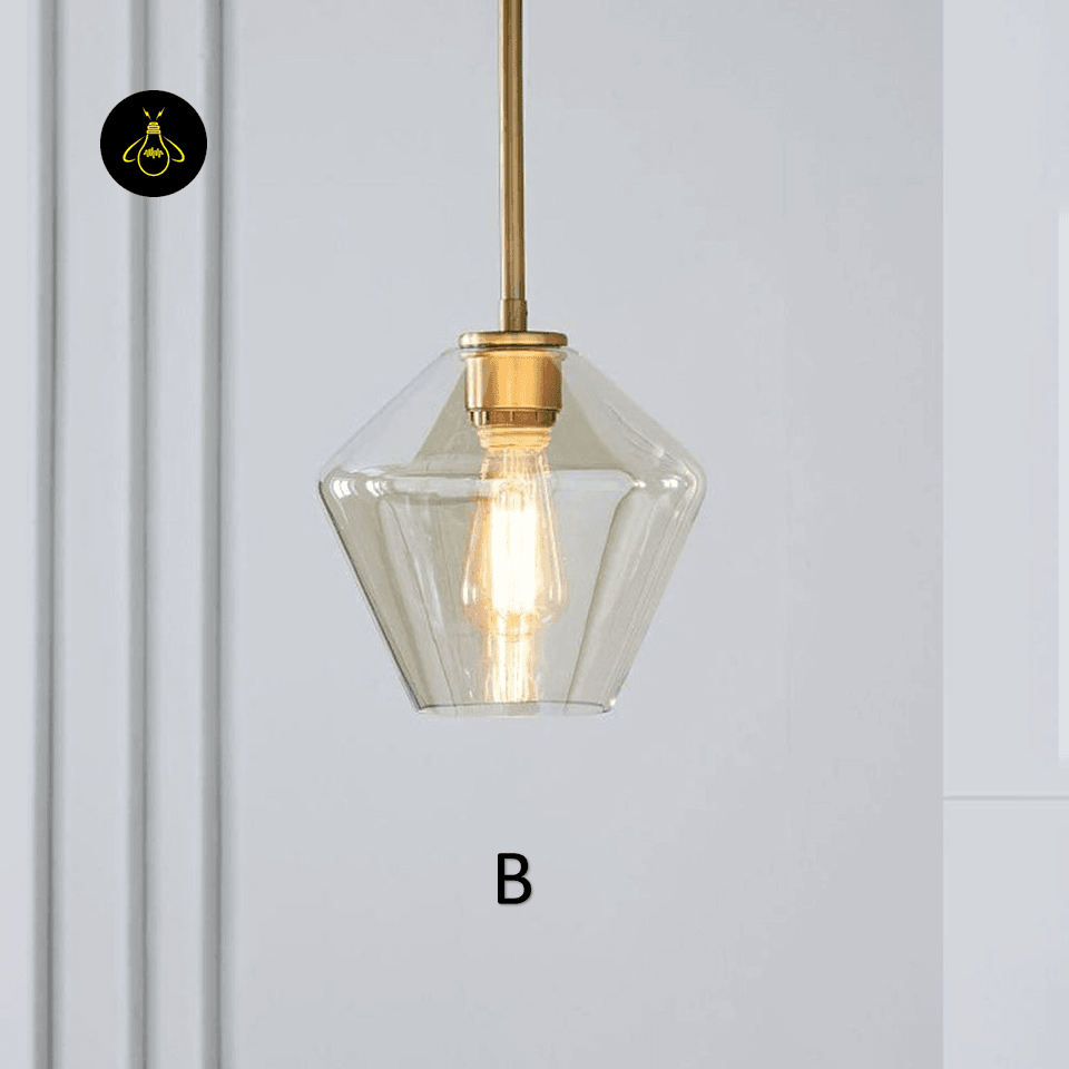 Jagmag Lights Pendant Lamp | Adjustable Cord, E27 LED | Modern Glass Pendant Light - Fancy and Decorative lights - Brand name jagmag lights