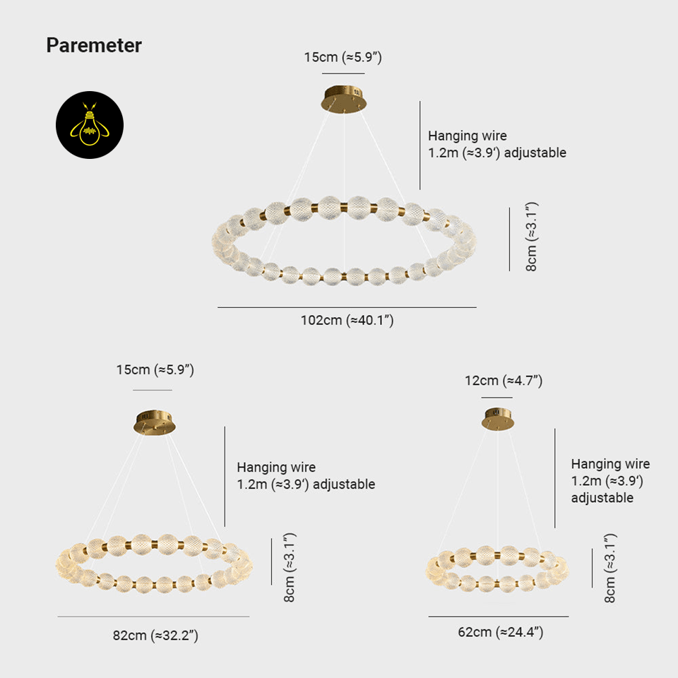 Jagmag Lights Pendant Lamp | LED Light Panel | Modern Ring Pendant Light - Fancy and Decorative lights - Brand name jagmag lights
