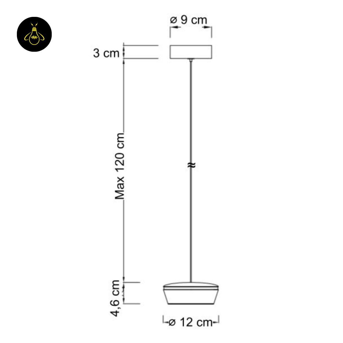 Metal & Minimalist LED Pendant – Matte Black Cylinder | Compact LED Pendant  | Jagmag Lights