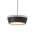 Metal & Minimalist LED Pendant – Matte Black Cylinder | Compact LED Pendant  | Jagmag Lights