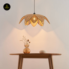 Natural Rattan Pendant Light – Mariella | Rattan Lighting for Living & Dining | Jagmag Lights